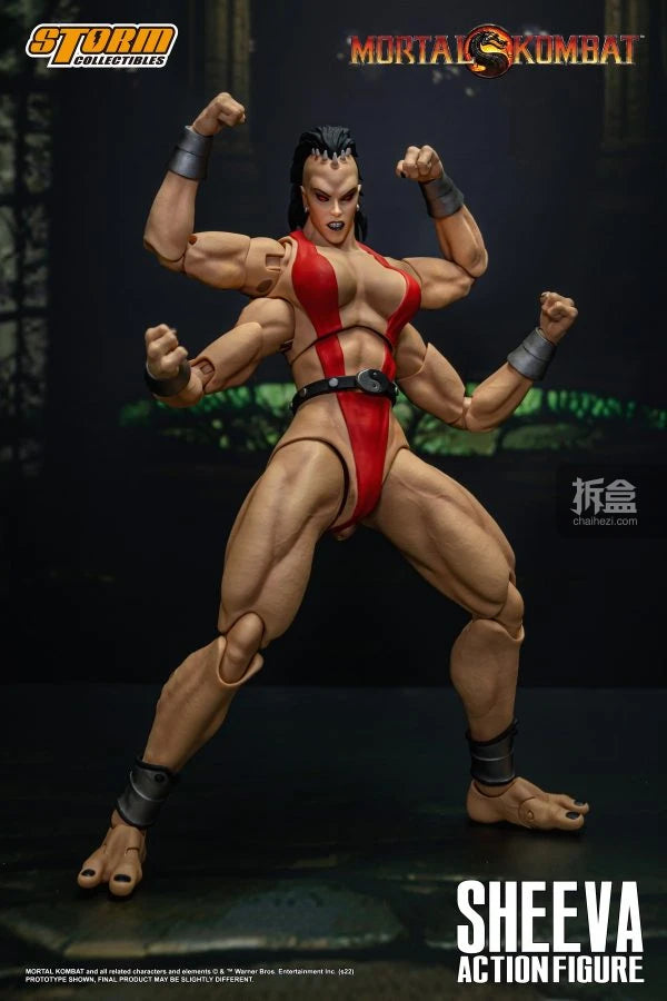 Storm Toys Genuine Mortal Kombat Series Sheeva Shao Kahn Fighting Game Collection Standard Version 1/12 Action Figures Model Toy