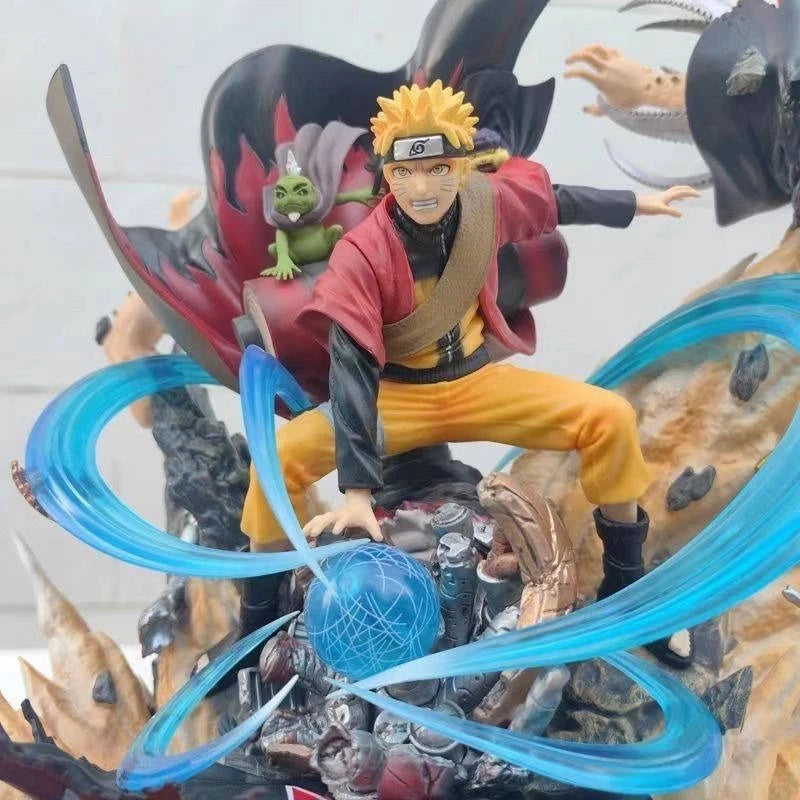 30cm Anime Peripherals Figure Uzumaki Naruto Can Glow Anime Model Collect Pvc Desktop Ornament Decorations Children Toys Gift