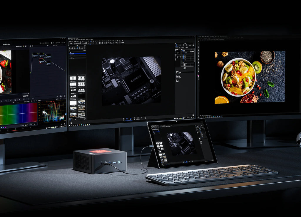 MINISFORUM UM890 UM880  UM790 Pro XTX Gaming PC Ryzen 9 7940HS 8945HS 2*DDR5 5600MHz 2*PCIE WiFi6 Win11 Desktop Computer Mini PC