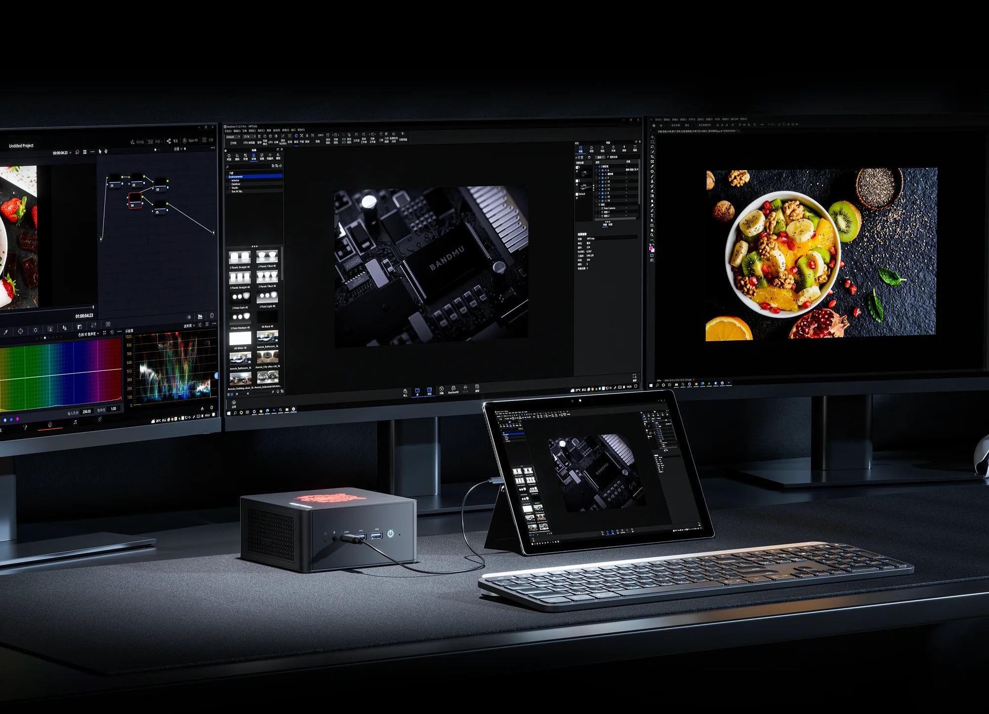 MINISFORUM UM890 UM880  UM790 Pro XTX Gaming PC Ryzen 9 7940HS 8945HS 2*DDR5 5600MHz 2*PCIE WiFi6 Win11 Desktop Computer Mini PC