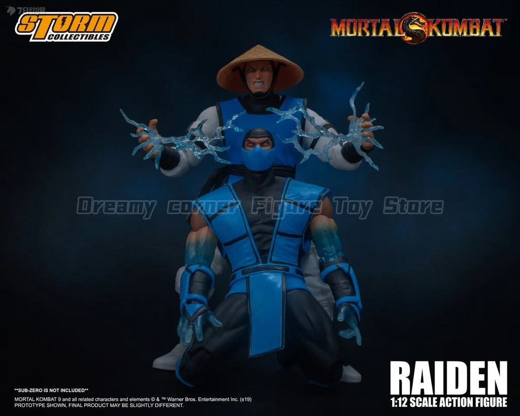【In Stock】Original STORM COLLECTIBLES Mortal Kombat Series RAIDEN 1/12 Action Figure Toy Model Gift