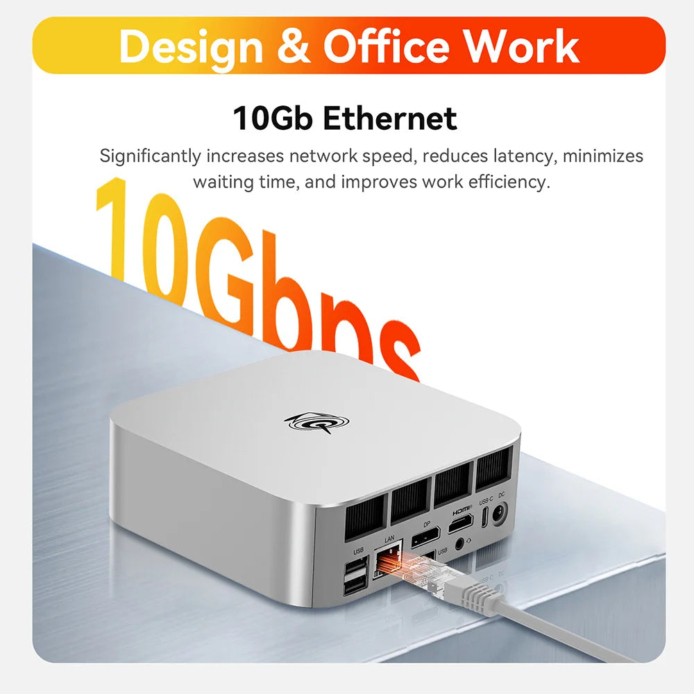 Beelink SER9 Pro AMD Ryzen AI9 HX370 Powerful AI PC 32G DDR5 1T NVME SER10 Max HX470 H255 Gaming PC PCIe4.0 SSD Desktop Computer