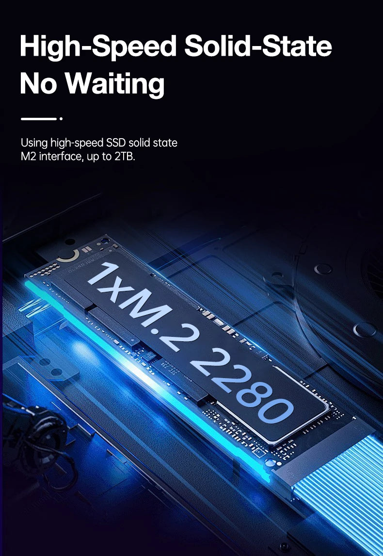 TOPC OCulink AMD R7 7840HS 8845HS Mini PC 8-core 16-thread DDR5 5600Mhz Pcie 3.0 SSD WIFI 6 BT5.3 Win11 Pro Desktop Gaming PC