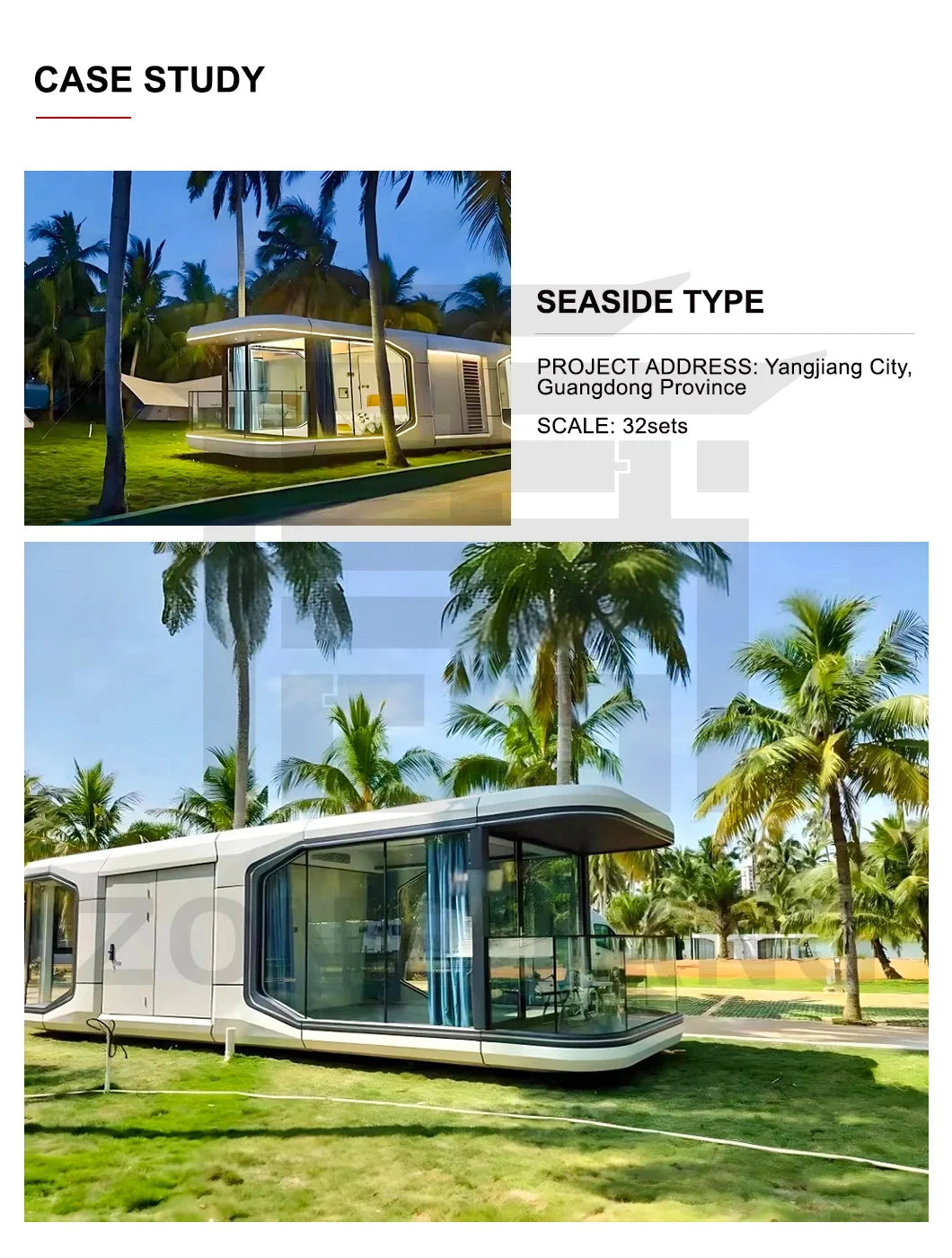 Luxury Modern Capsule House Factory Prefabricated Portable House Thermal Insulation Economic Prefabricated Houses Prefab Homes