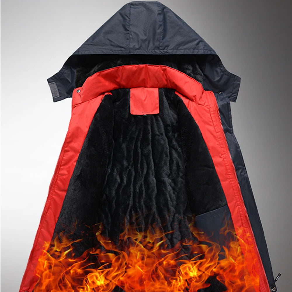 New 2025 Comfortable Autumn And Winter Mazinger Z Anime Men's Thicken Warm Windproof Hoodies Versatile Jacket Coat
