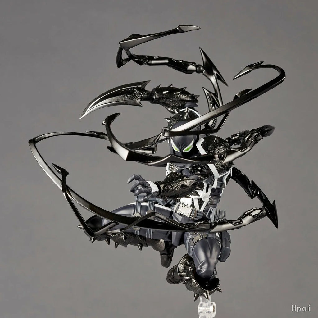 KAIYODO Original Authentic [Evoltech] Amazing Yamaguchi MARVEL  · Agent Venom VENOM/ CARNAGE Mobile Doll Model Handmade Toy Gift