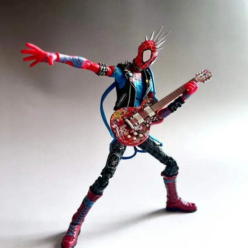 IN STOCK CT Toys Spider-Punk Action Figure Spider-Man Across The Spider-Verse SHF Collectible Model Toy Gift