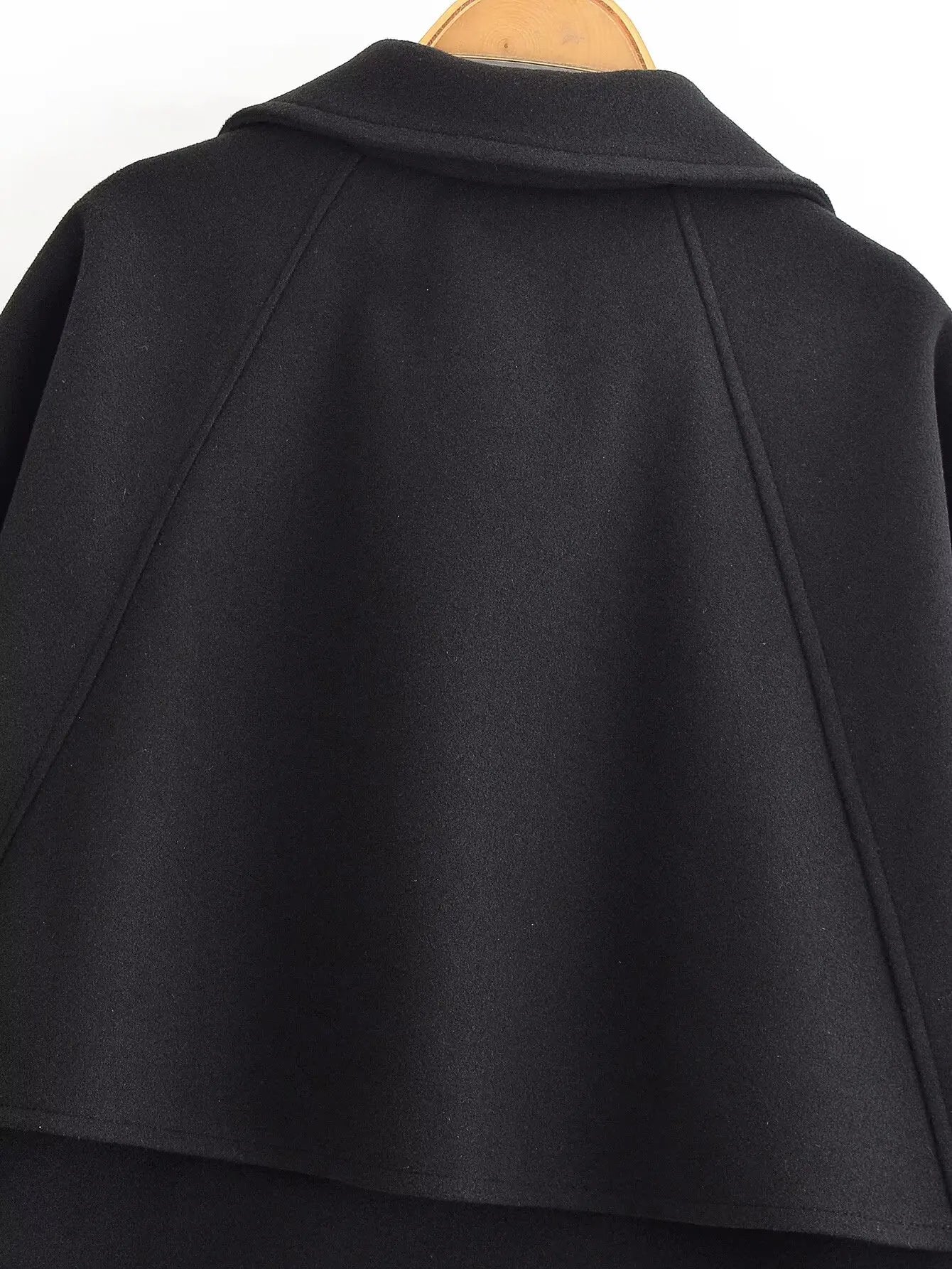 Women Woolen Jacket 2025 Autumn Winter Lapel Long Sleeve Women's Coat Zipper Loose Female Casual Outerwear Retro Lady Tops ﻿