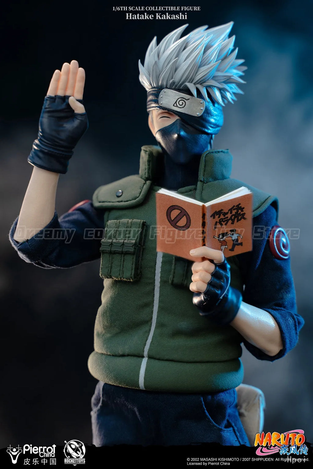 【In Stock】RocketToys ROC-004 NARUTO Shippuden Hatake Kakashi 1/6 Action Figure