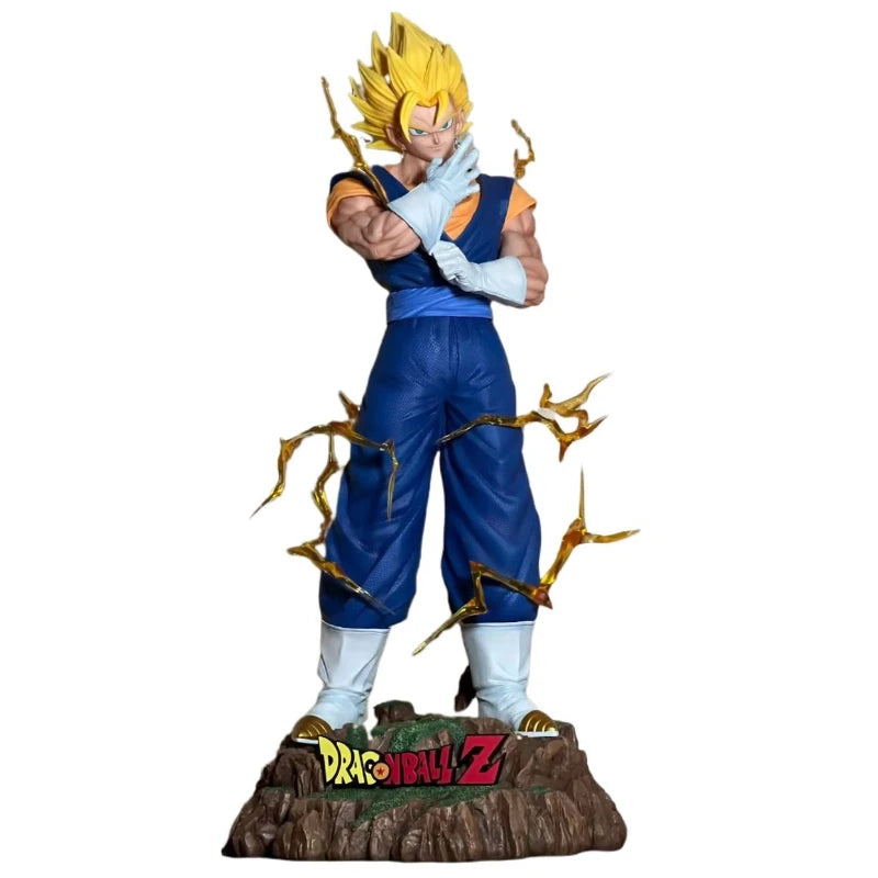 82cm New Dragon Ball Anime Figure Vegetto Peripheral Resin Model Collect Statue Desktop Decoration Ornaments Birthday Gifts Toys