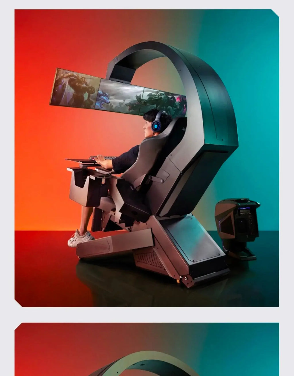 NEW Intelligent Game E-sports Chair Home Computer Chair Table Integrated Ergonomic Seat