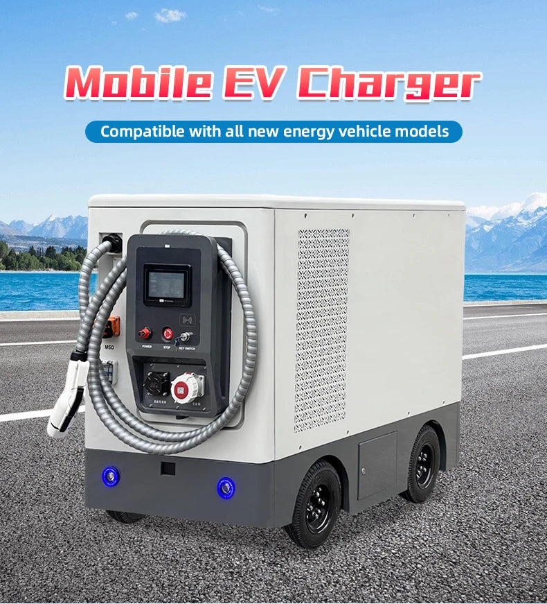 Custom Mobile EV Charging Station Quick Charger For Electric Vehicles Portable Car Charging Station For Outdoor And Customer