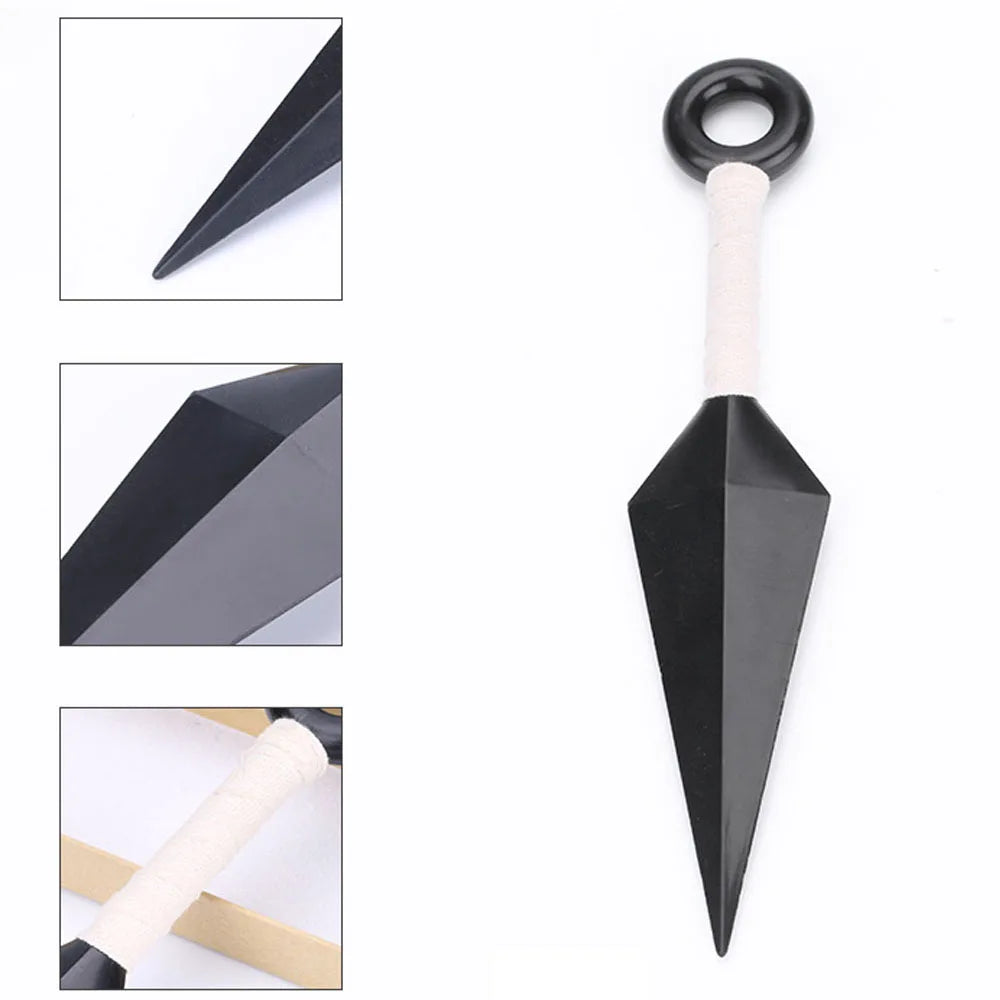 Anime Naruto Shippuden Kunai Cosplay Accessories Props Forehead Weapon Plastic Collection Props Ninja Darts Model Toy Kids Gift