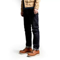 SD107-0001 Red Tornado Heavy Weight Indigo Selvage Unwashed Pants Unsanforised Thick Raw Denim Jean 17oz