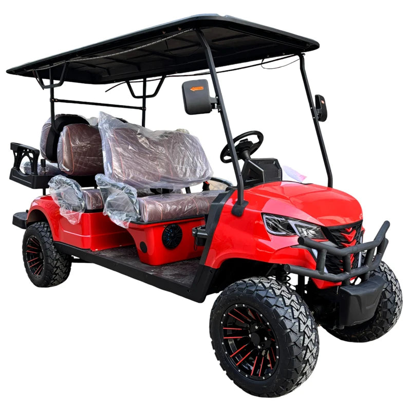 Golf Cart Long Range Lithium Battery Electric 60/72v Travel Electric Cart Club Car Golf Carts  For Sale