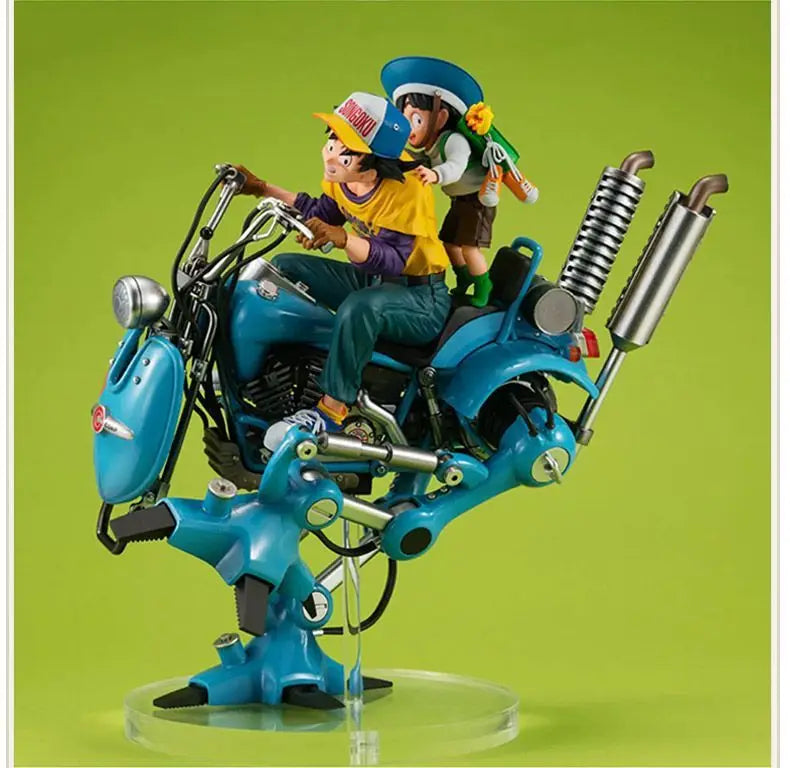 In Stock Bandai MegaHouse Dragon Ball Z Goku Gohan Father Son Vehicle - Anime Robot Figure Gift