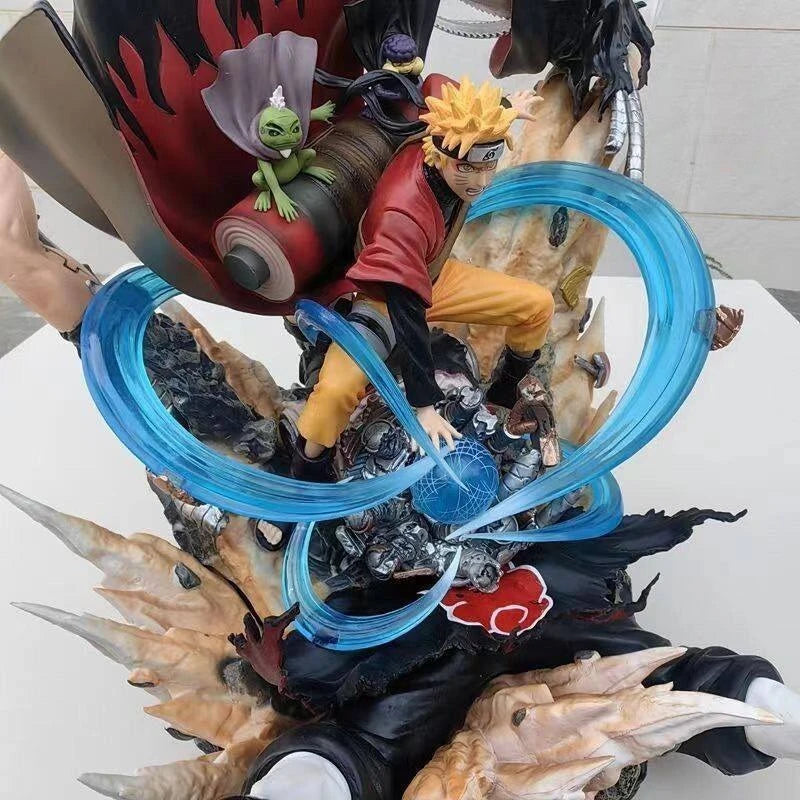 30cm Anime Peripherals Figure Uzumaki Naruto Can Glow Anime Model Collect Pvc Desktop Ornament Decorations Children Toys Gift