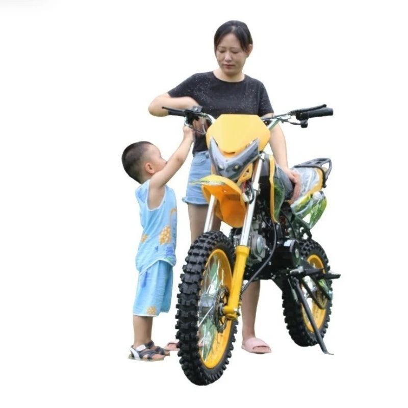 Two wheeled off-road motorcycle 125CC off-road vehicle mountain motorcycle all terrain vehicle large cushion field leisure