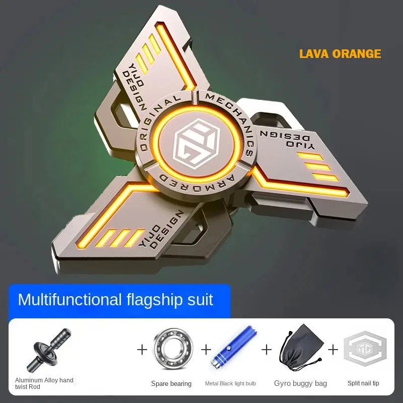 Antistress EDC Luminous Fidget Spinners Alloy Metal Hand Spinner Noctilucent Gyro Stress Relief Toys For Adult Kid Toys