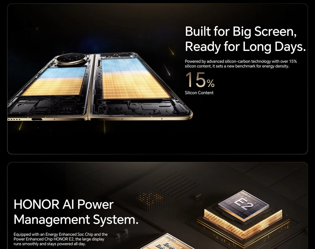 Global Version HONOR Magic V5 5G Smartphone Snapdragon 8 Elite 7.95" Foldable OLED 5820mAh Battery Support 66W SuperCharge eSIM