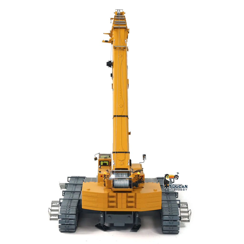 D1220 1:14 RC Hydraulic Telescopic Crawler Crane Heavy Duty Tracked Remote Control Crane Truck Construction Cars Machine Models