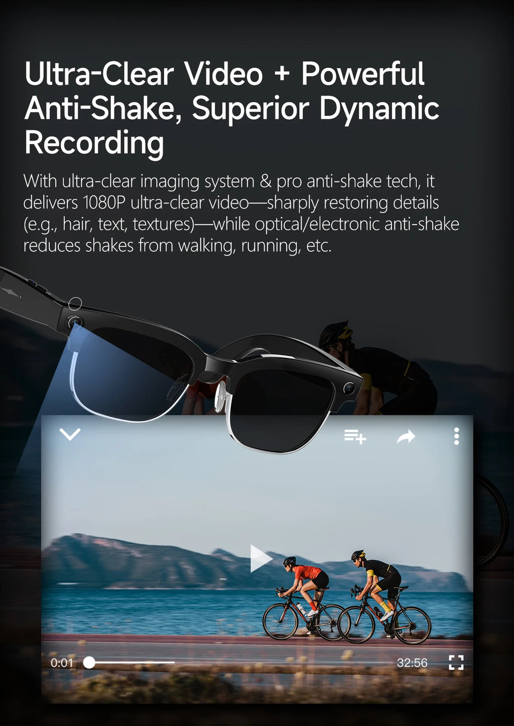 2026 New 8K HD AI Smart Glasses Men Chat GPT 800MP Camera Bluetooth Call AI Translation Voice Assistant Control Sunglasses Wome