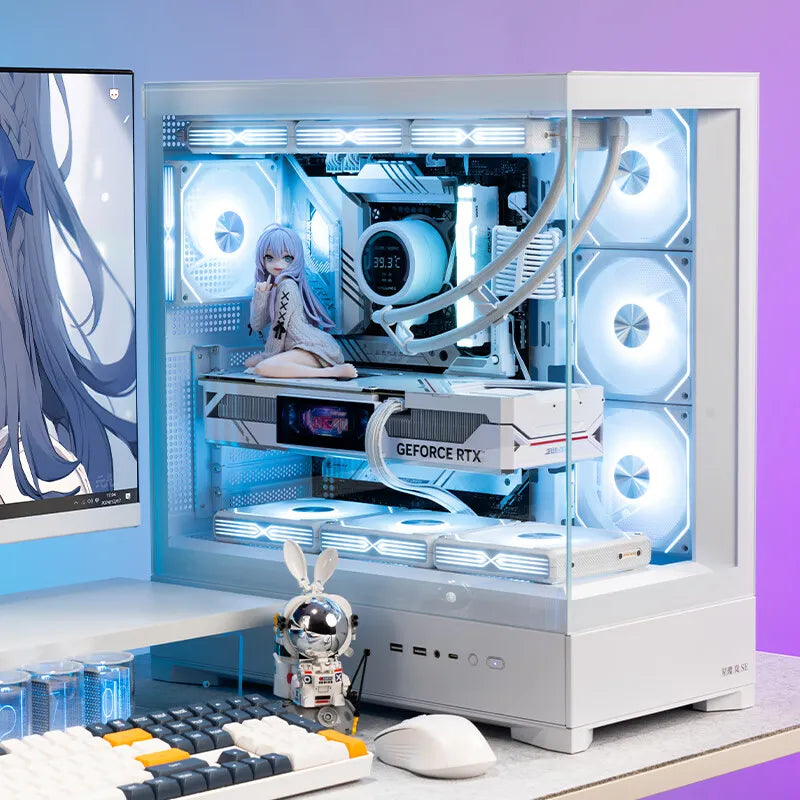 RTX5070/R7 9700X/14600KF game console DIY desktop computer assembly computer