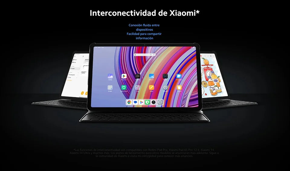 Xiaomi Redmi Pad Pro,12.1",120Hz,8 MP Camera,10000 mAh,33 W Charging,Four Speakers, Dolby Atmos