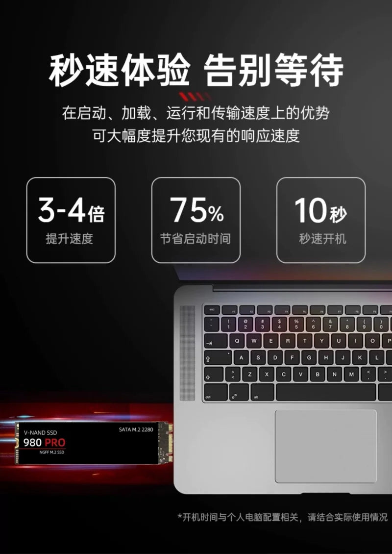 M.2 980 pro 4TB 2TB 1TB 2280 high speed Internal Solid State Drive NGFF SATA  TLC 560MB/s for Laptop And Desktop game console