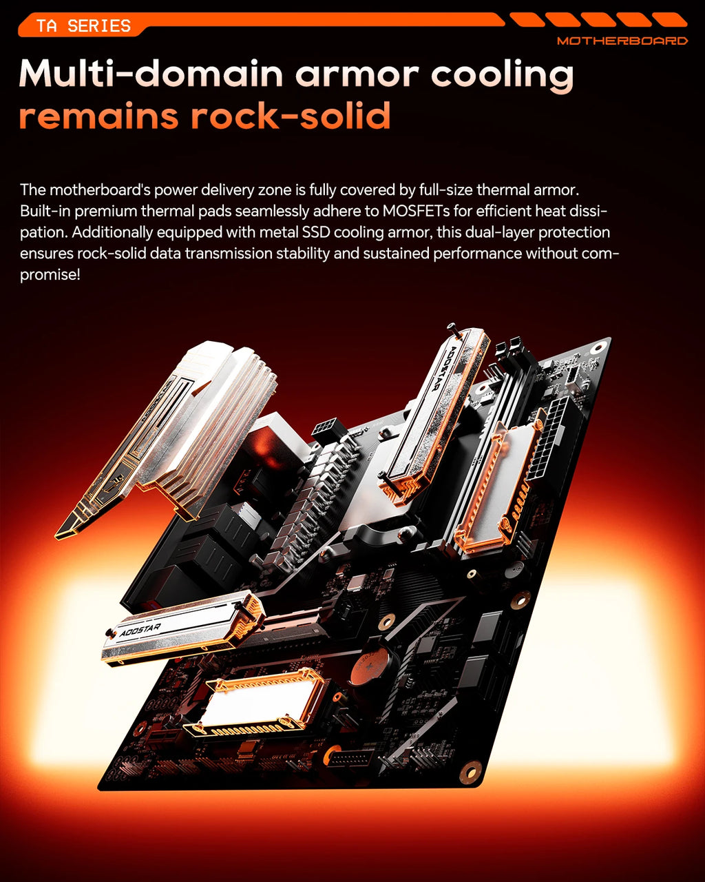 Aoostar TA95X3D MoDT Motherboard R9 9955HX3D  144MB 3D V-Cache PCIe 5.0 M-ATX Gaming Mainboard