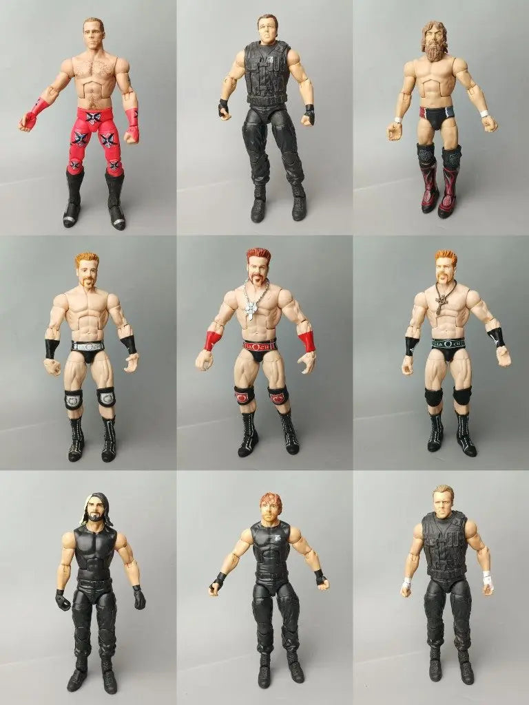 The Figure Features Realistic Wrestle Poses 7 Inch Super Articulated Collectible Desktop Decor For Wrestling Fans Collectors