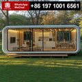 Luxury Modern Outdoor Prefabricated House Customize Design Capsule House 2 Bedroom Apple Capsule Home Hot Selling Garden Room