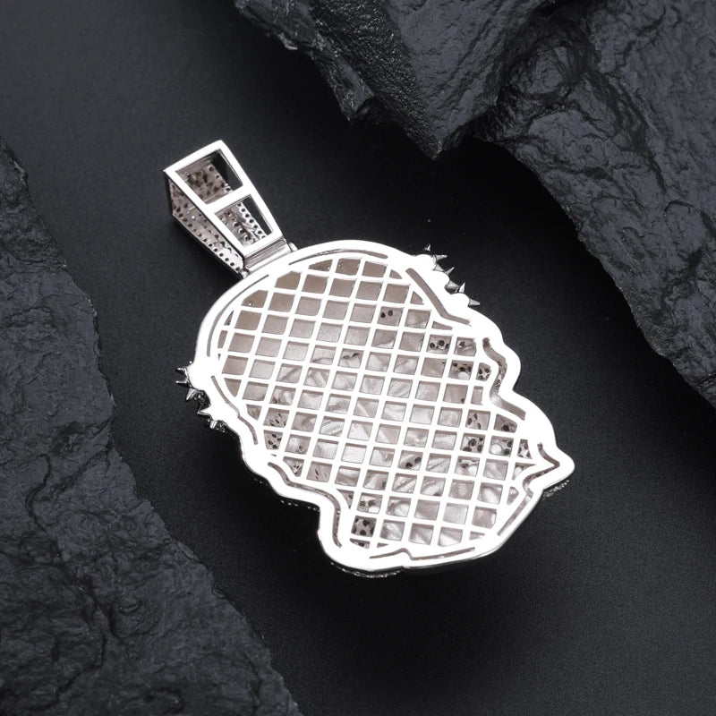 TUHE Unisex  Jesus  Pendant 925 Silver Ice Out Moissanite Pendant For Men Hip Hop Jewelry Gifts
