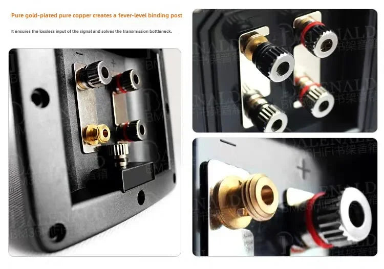 Bm36 High Fidelity Hifi Speaker Fever Level Passive Bookshelf Speaker Three-way Home Audio Sound Speaker