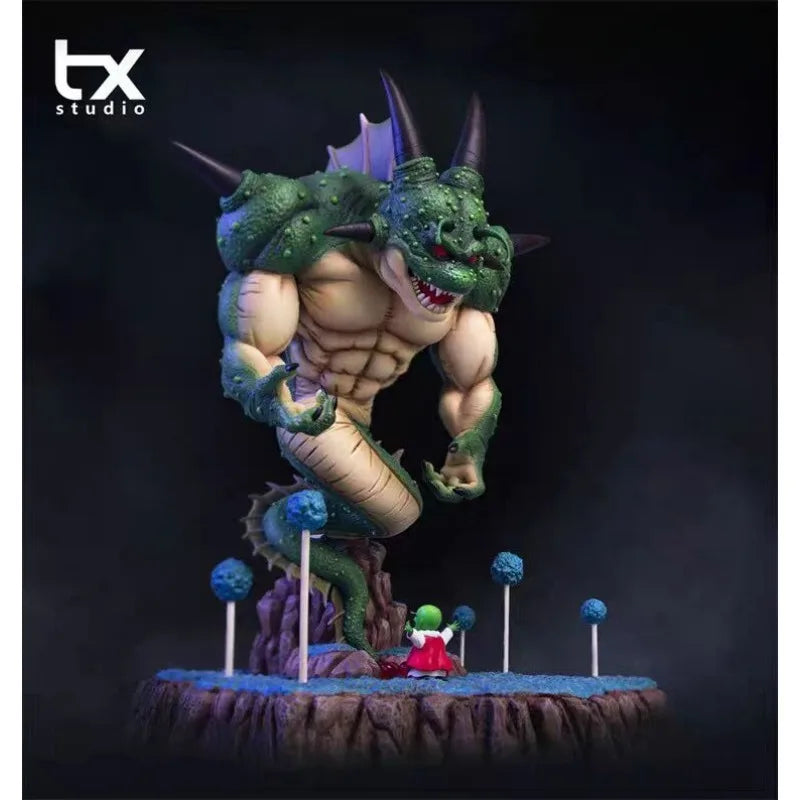 28cm Dragon Ball Figure TX Shenron Son Goku Anime Collection Model Desktop Ornament Decorations Holiday Gifts Children Toys