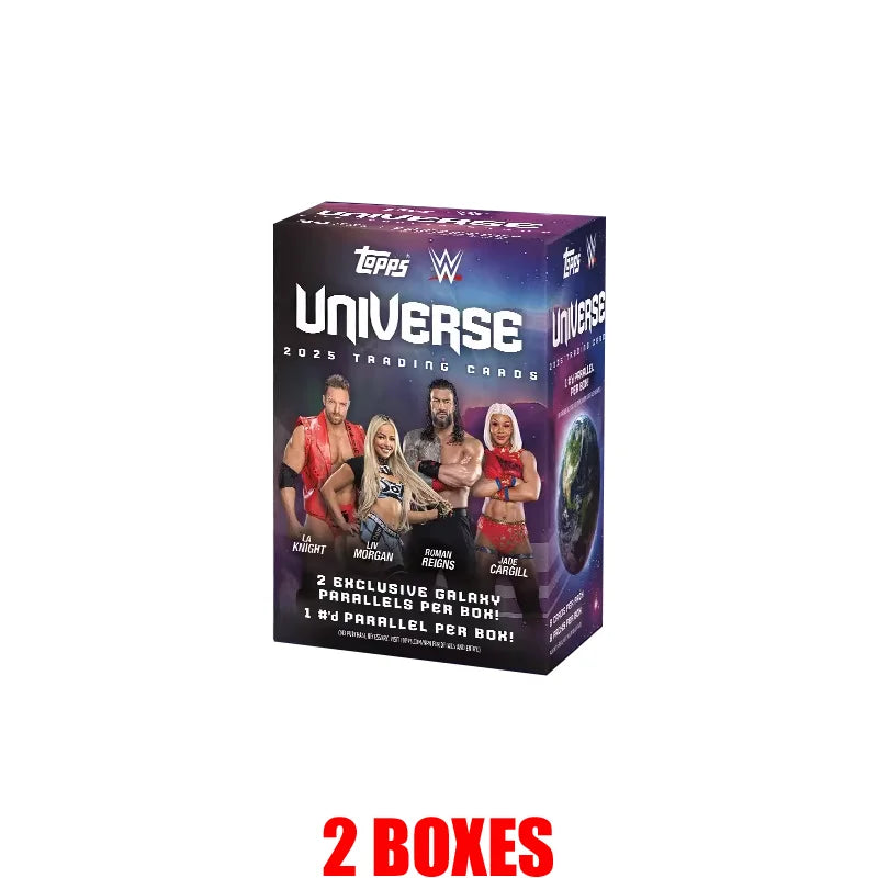 2025 Topps WWE Universe Value Card Roman Reigns Mystery Box Anime Trading Cards Game Birthday Holiday Toys Gifts for Kids