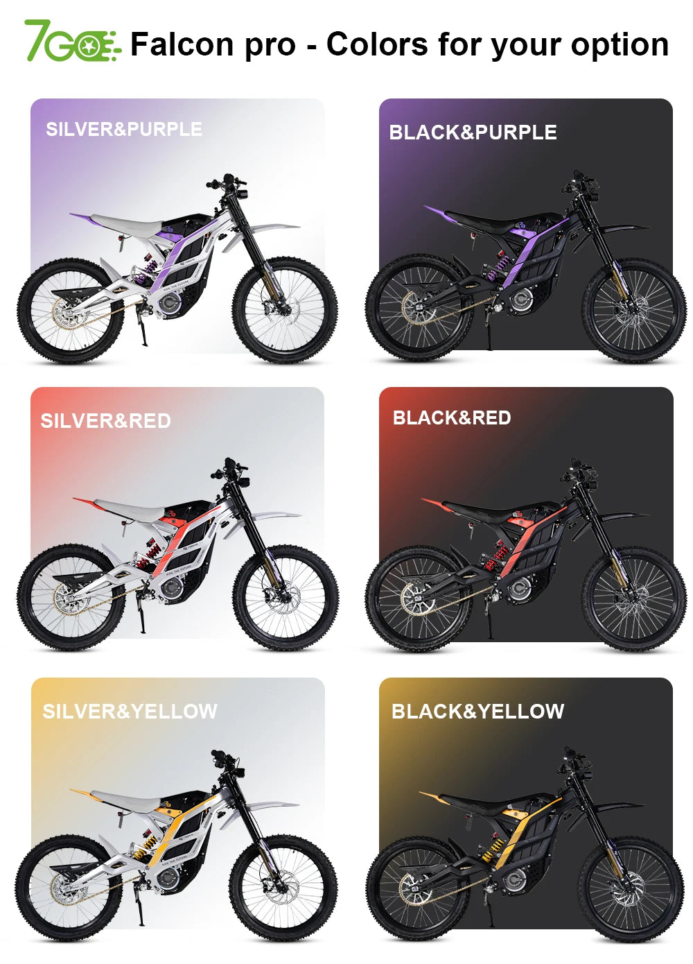 79 BIKE M 8000W High Performance Electric Off-Road Motorcycle - All Terrain Electric Enduro With Dual LED Headlights