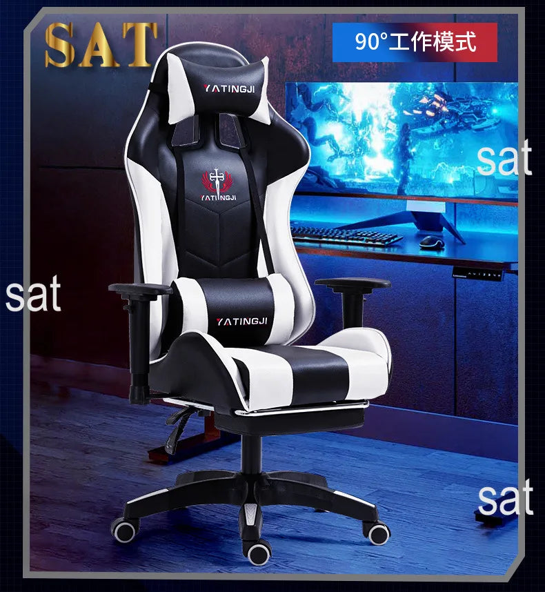 Rgb Leather Ergonomic Computer Chair Office Anji Gamer Pc Racing Game Scorpion Wholesale Gaming Chair Fabric and Table Chairs