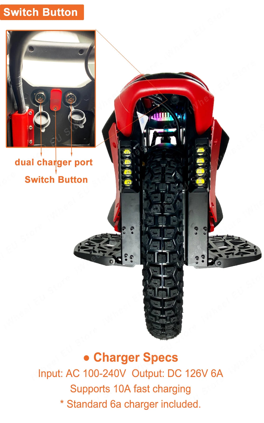 Newest KingSong S22 Pro 126V 2220Wh Electric Unicycle 4000W Motor 20 Inch Off-road Suspension KS S22 Pro Electric Unicycle
