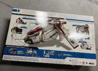 Original Hasbro Star Wars THE CLONE WARS REPUBLIC GUNSHIP Anime Figure Toy Model Collection