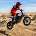 2000W Electric Dirt Bike for Teens & Adults - 37MPH Off-Road EBike, 48V 23AH Removable Battery E Bikes, 14"/12" Fat Tires Bicycl