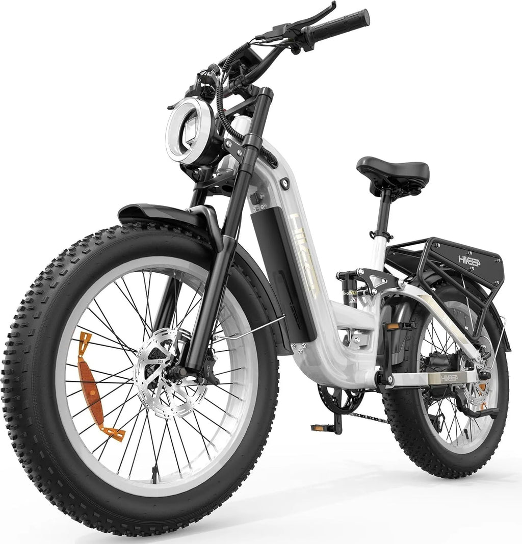 1500W Peak Electric Bike 48V 25Ah 26" Commuter E-Bike 30MPH Fat Tire bike