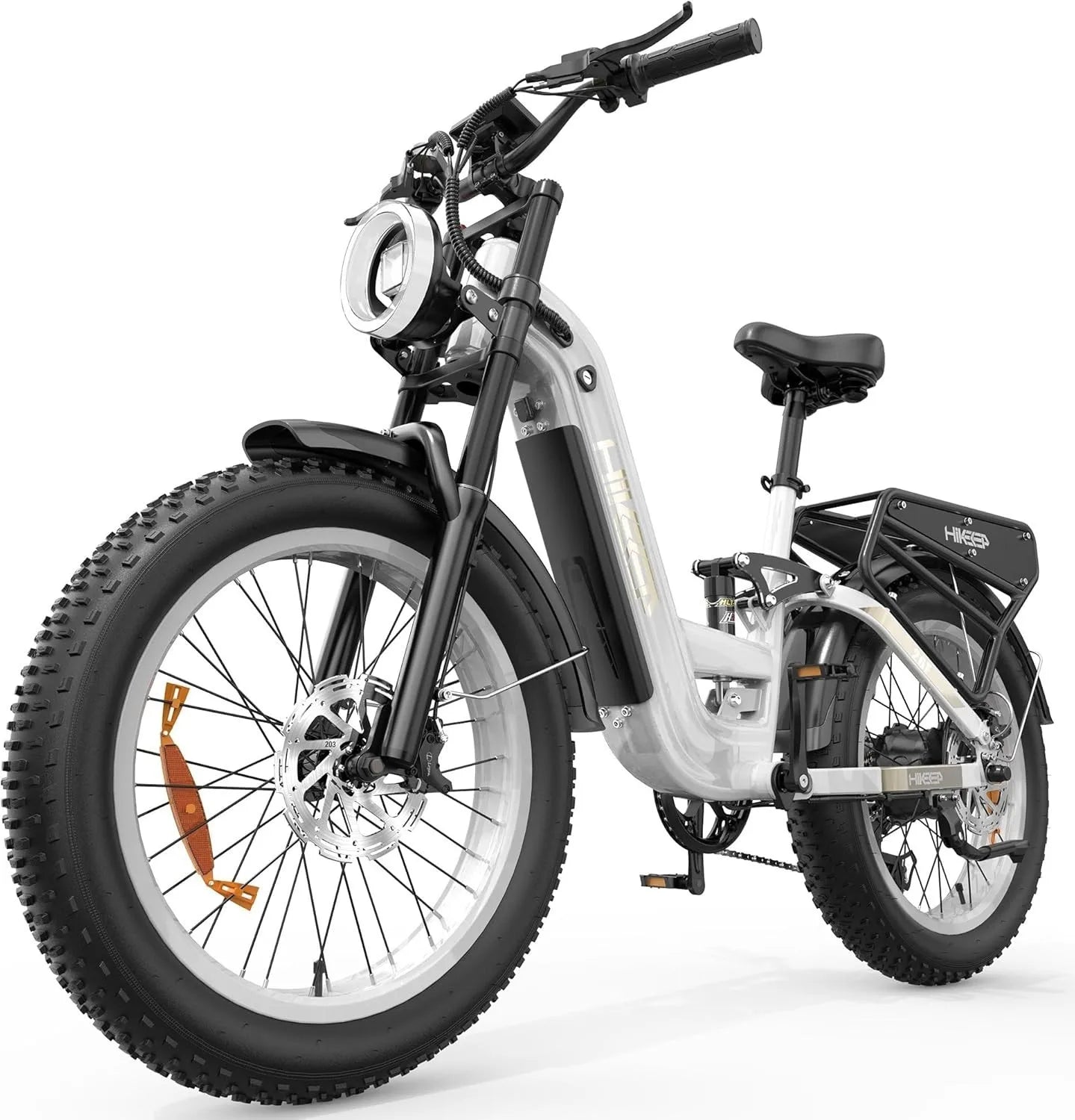 1500W Peak Electric Bike 48V 25Ah 26" Commuter E-Bike 30MPH Fat Tire bike