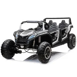 Children's electric four-wheeler can seat adult four-seater inflatable tire parent-child toy car