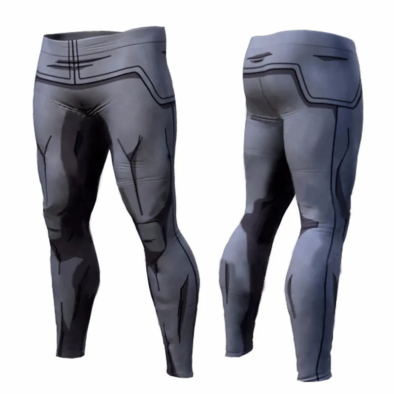 Goku 3D Printed Pattern Compression Tights Pants Men Sweat pants Skinny Legging Trousers Male Vegeta Costume Long pants