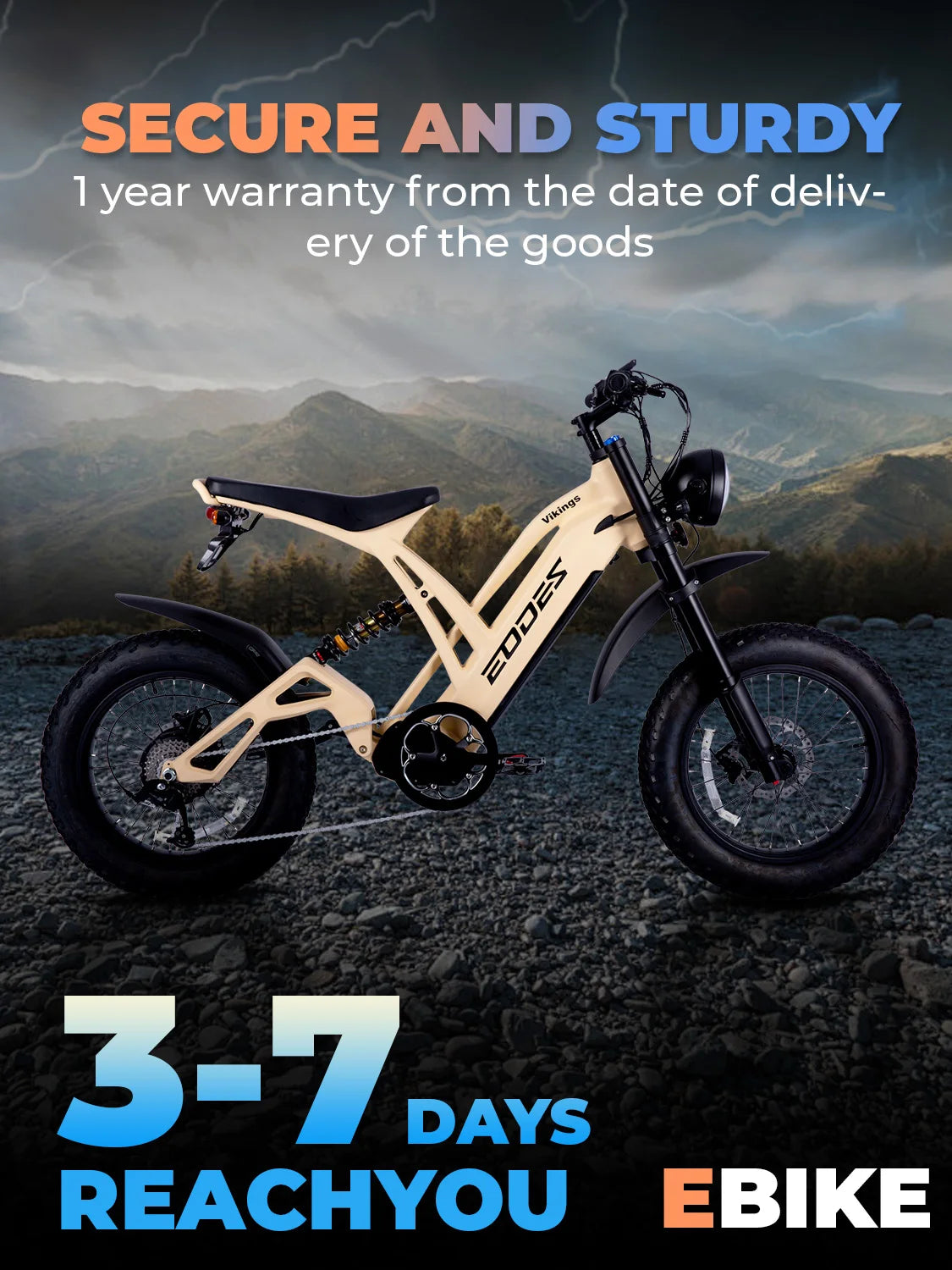 1000W mountain adult electric bicycle 48V20AH motorcycle style electric bicycle 20 inch dual oil disc off-road electric bicycle