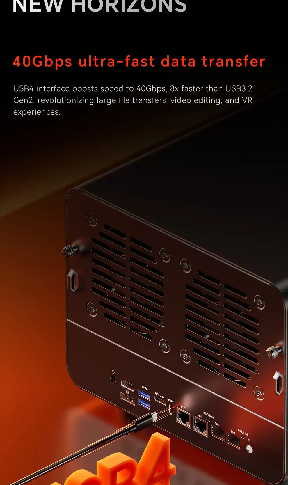 AOOSTAR High‑Performance NAS Mini PC AMD Ryzen 7 PRO 8845HS 11‑Bay HDD+M.2 SSD DDR5 ECC Dual 2.5G LAN USB4 OCuLink