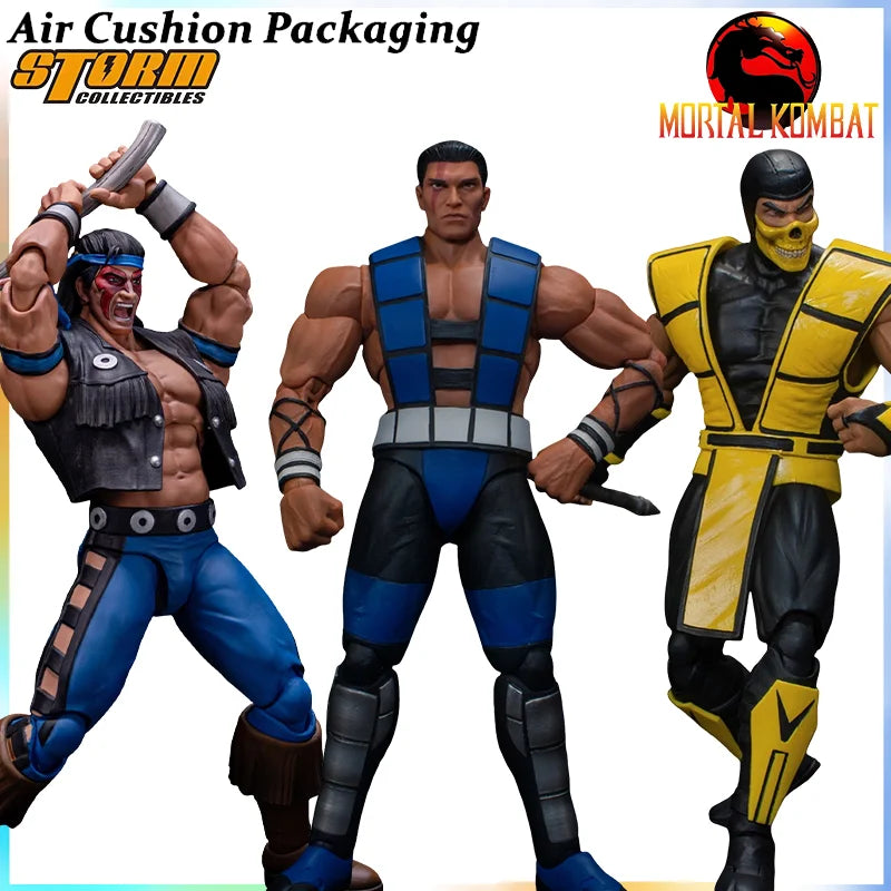 Storm Toys Genuine Mortal Kombat Series Sub Zero Scorpion Nightwolf Fighting Game Collection 1/12 Action Figures Model Toys