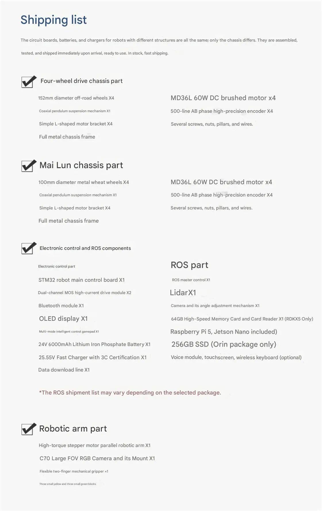 WHEELTEC R550A PLUS ROS Research Robot with Robotic Arm, LiDAR Mapping and Navigation