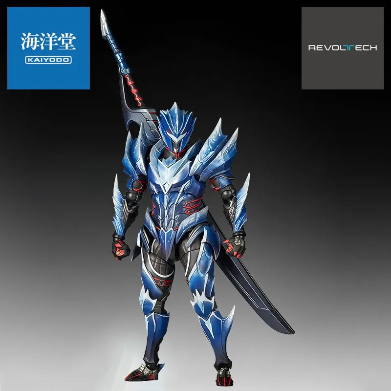 KAIYODO Genuine Revoltech Anime Figure  Lunagaron & Malzeno Action Figure Toys for Boys Kids Gift Collectible Model Ornaments